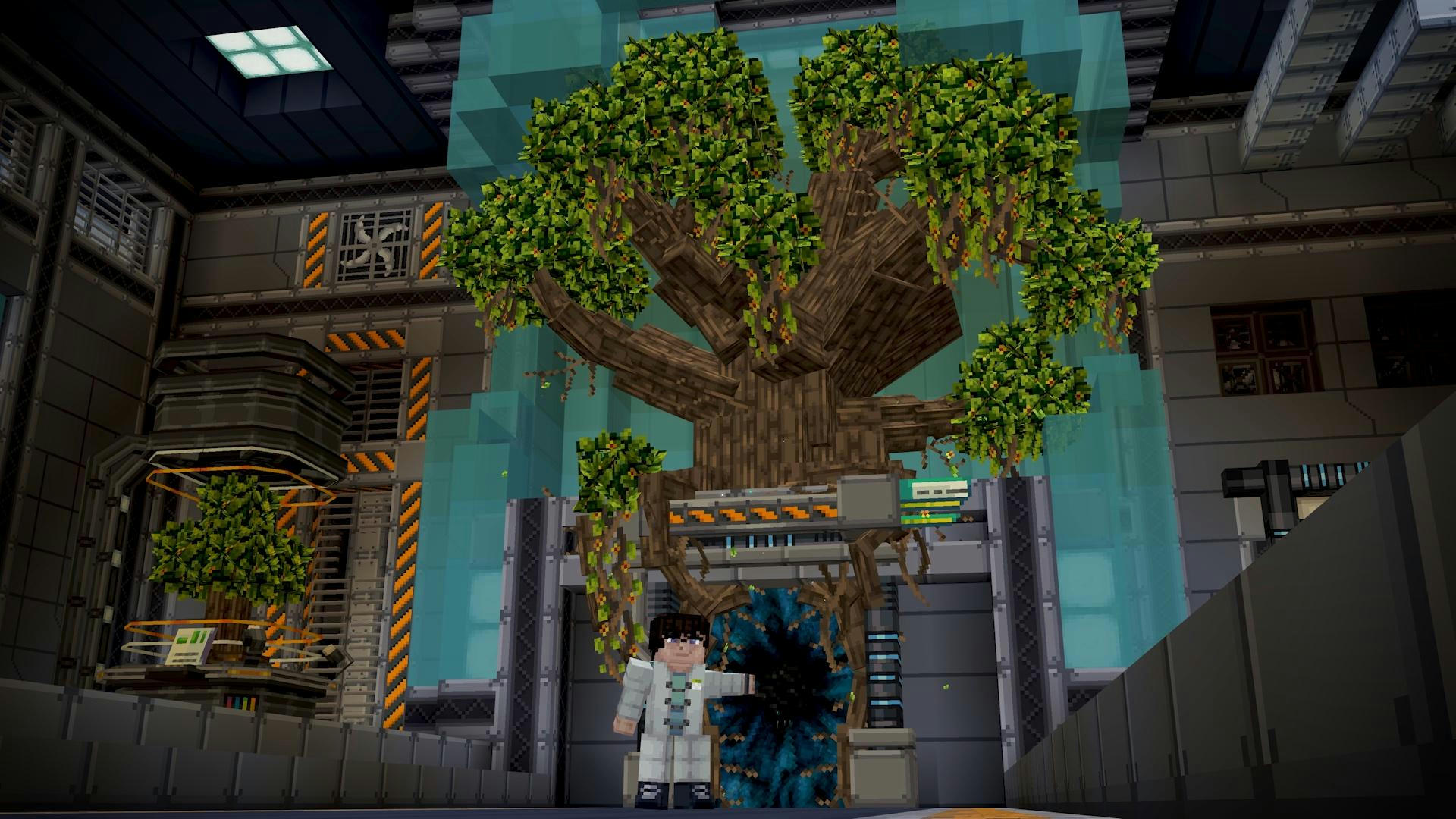 Minecraft Tree Portal Screenshot