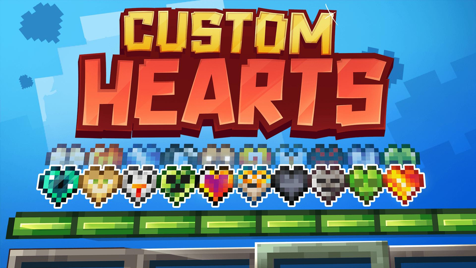 Minecraft Marketplace Custom Hearts Mashup Thumbnail