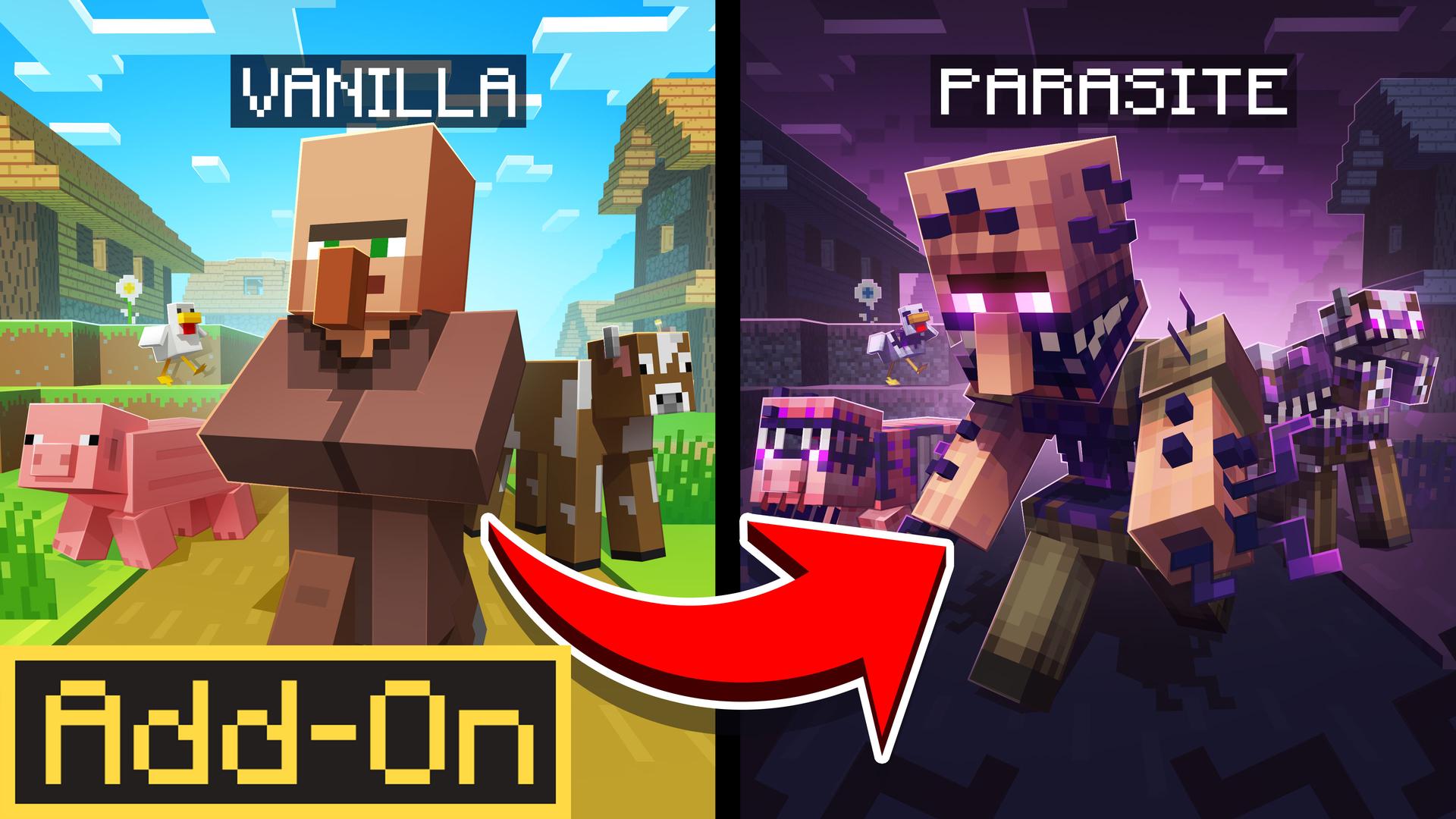 Minecraft Marketplace Parasite Outbreak Add-On Thumbnail