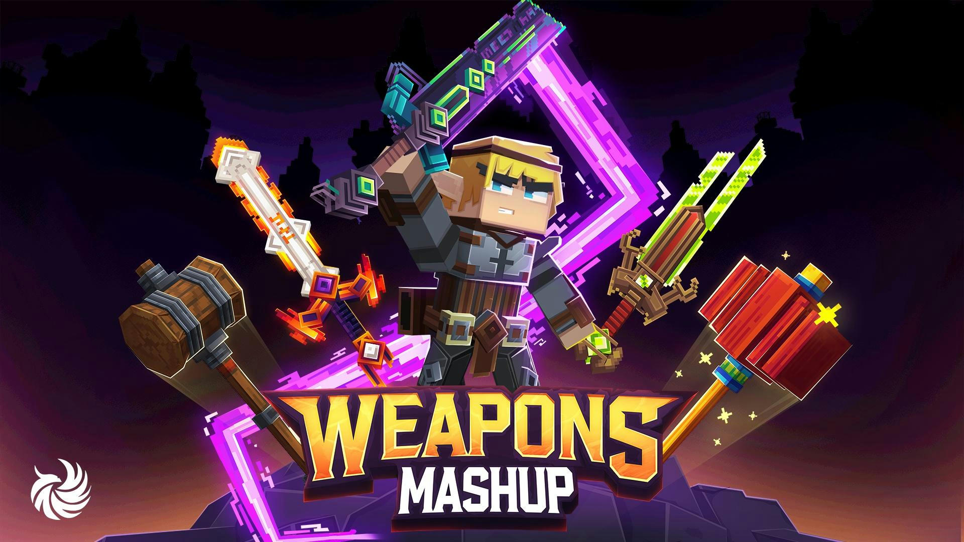 Minecraft Marketplace Weapons Mashup Thumbnail