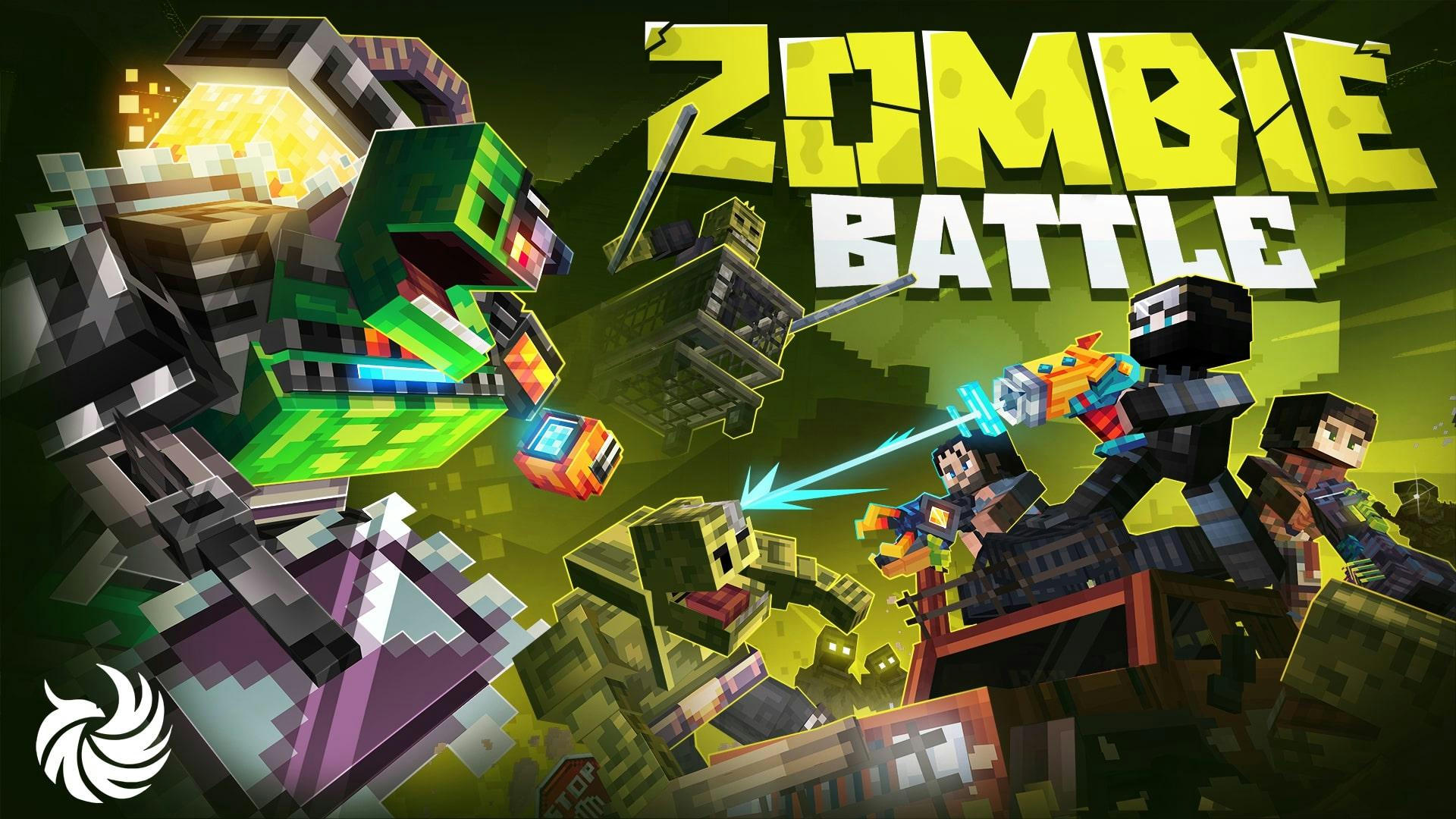 Minecraft Marketplace Zombie Battle Thumbnail